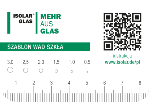 Glasfehler Schablone PL