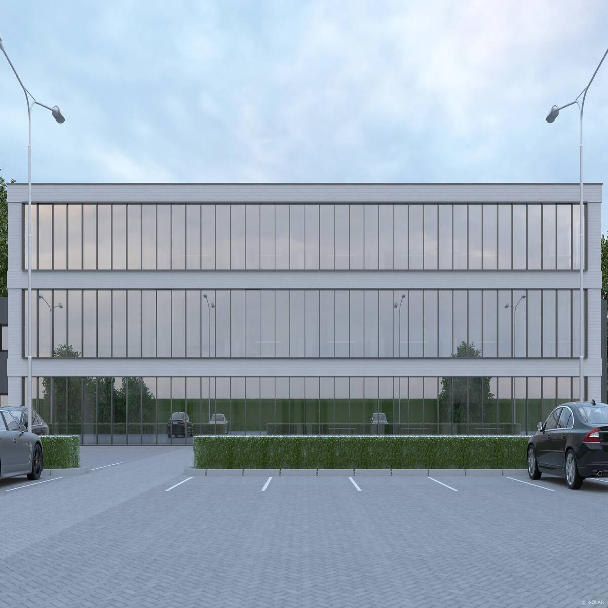 SOLARLUX® sunbelt D40 by Arnold Glas combines strong solar protection with low reflection and natural color neutrality, ensuring comfort and visual harmony under bright sun.